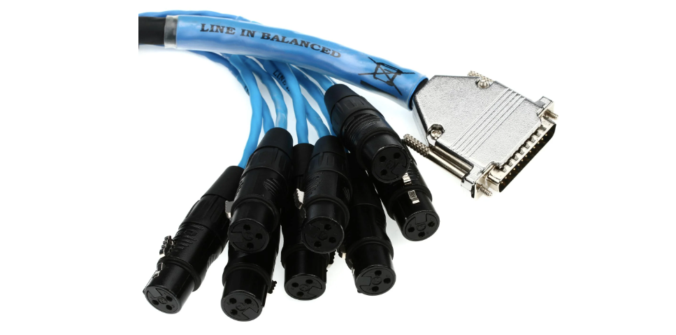 Cable Avid DigiSnake DB-25 a XLR hembra 1,2m