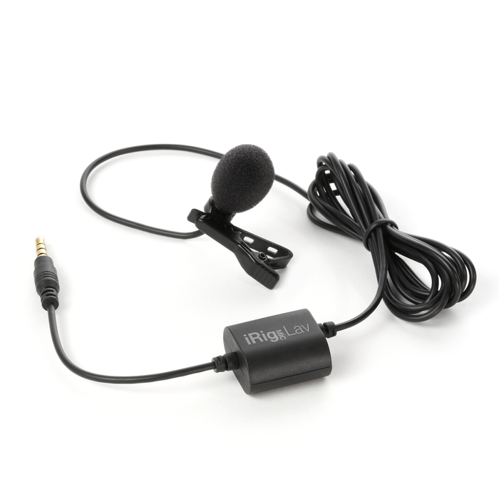 Microfone de lapela IK Multimedia iRig Mic Lav 2 Pack condensador omnidirecional