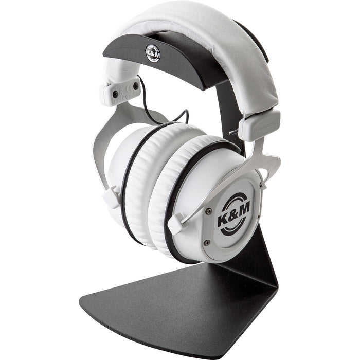 Soporte de sobremesa para auriculares K&amp;M 16075 negro