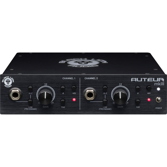 Preamplificador de micrófono de 2 canales Black Lion Audio Auteur MKIII
