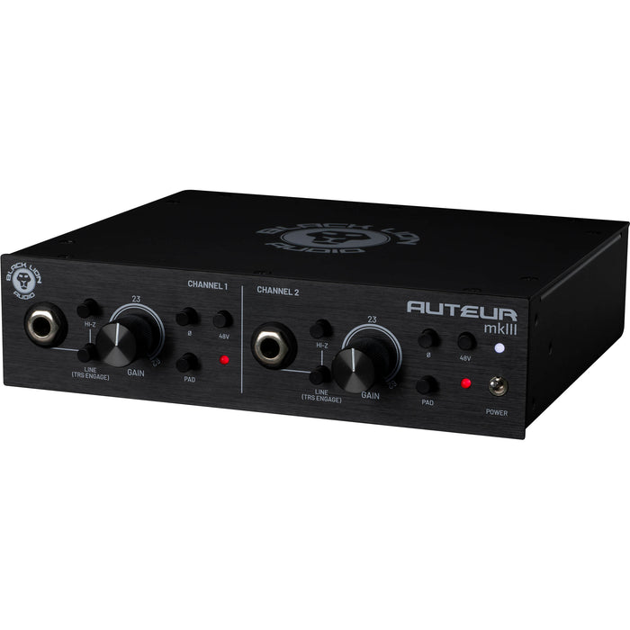 Preamplificador de micrófono de 2 canales Black Lion Audio Auteur MKIII