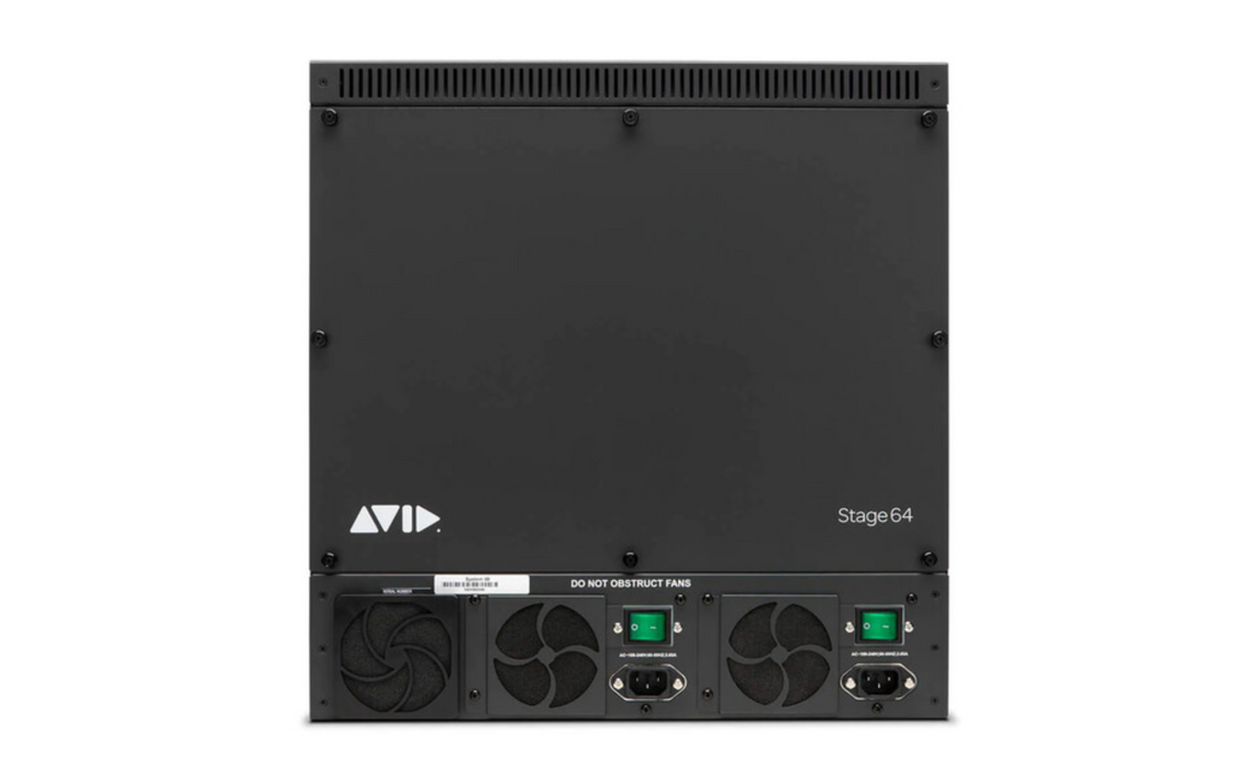 Bastidor de E/S Avid VENUE | Etapa 64 (vacía)