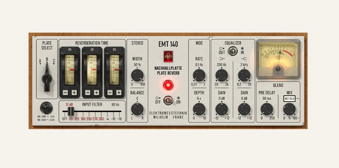 UAD EMT 140 Classic Plate Reverberator