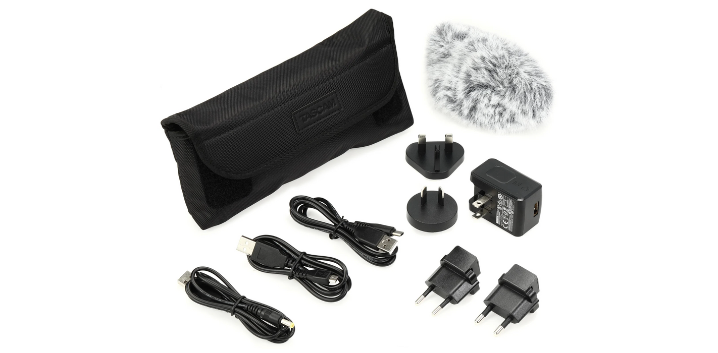 Pacote de acessórios TASCAM AK-DR11G MKIII para Gravadores DR