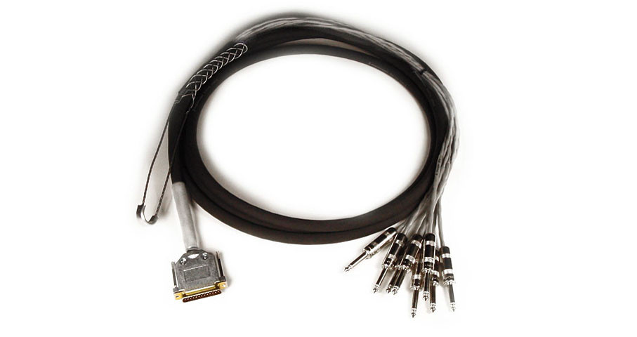 Avid DigiSnake DB25 to TS cable +4 dBu/-10 dBV 3.6m