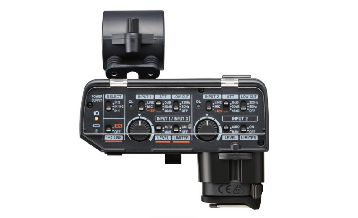 TASCAM CA-XLR2d-C Adaptador de micrófono XLR para cámaras Canon