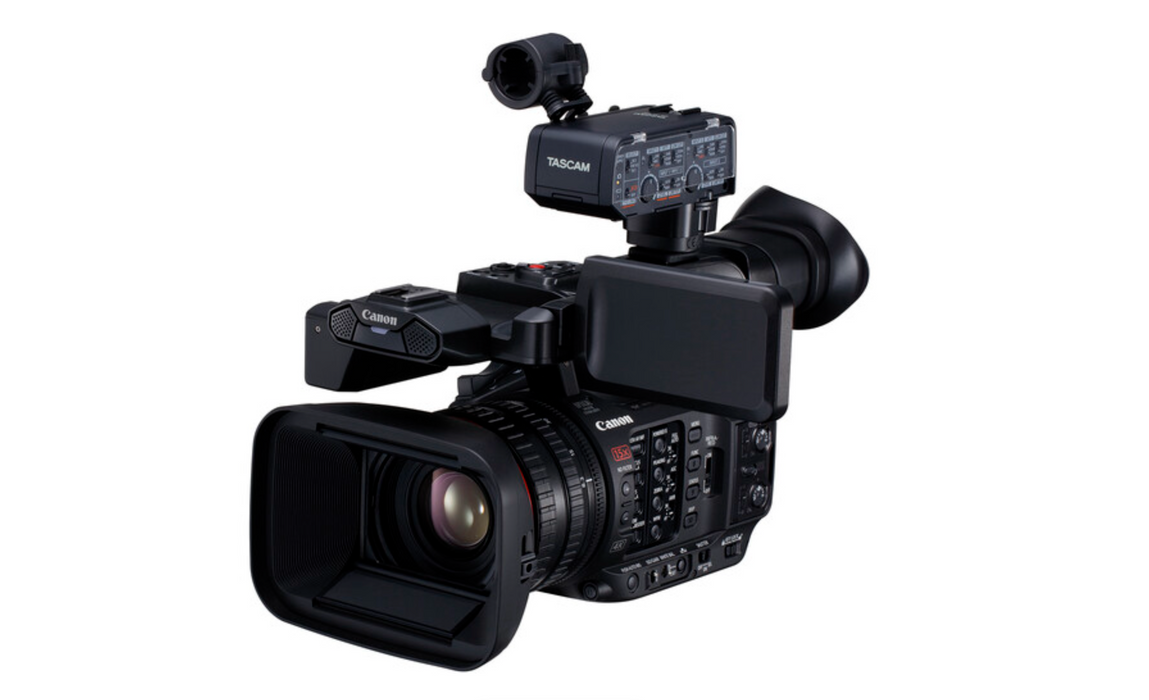 TASCAM CA-XLR2d-C Adaptador de micrófono XLR para cámaras Canon