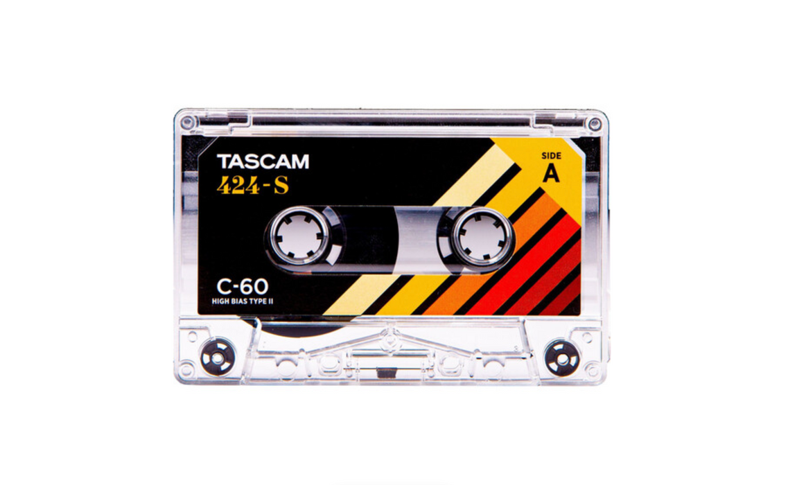 Cinta de casete de estudio en blanco de alta polarización TASCAM 424-S