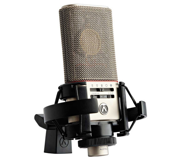 Austrian Audio OC818 Studio Micrófono de condensador profesional Conjunto multipatrón (Plata) 