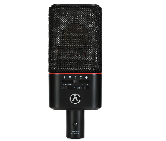 Austrian Audio OC818 Studio Micrófono de condensador profesional Conjunto multipatrón (Negro) 