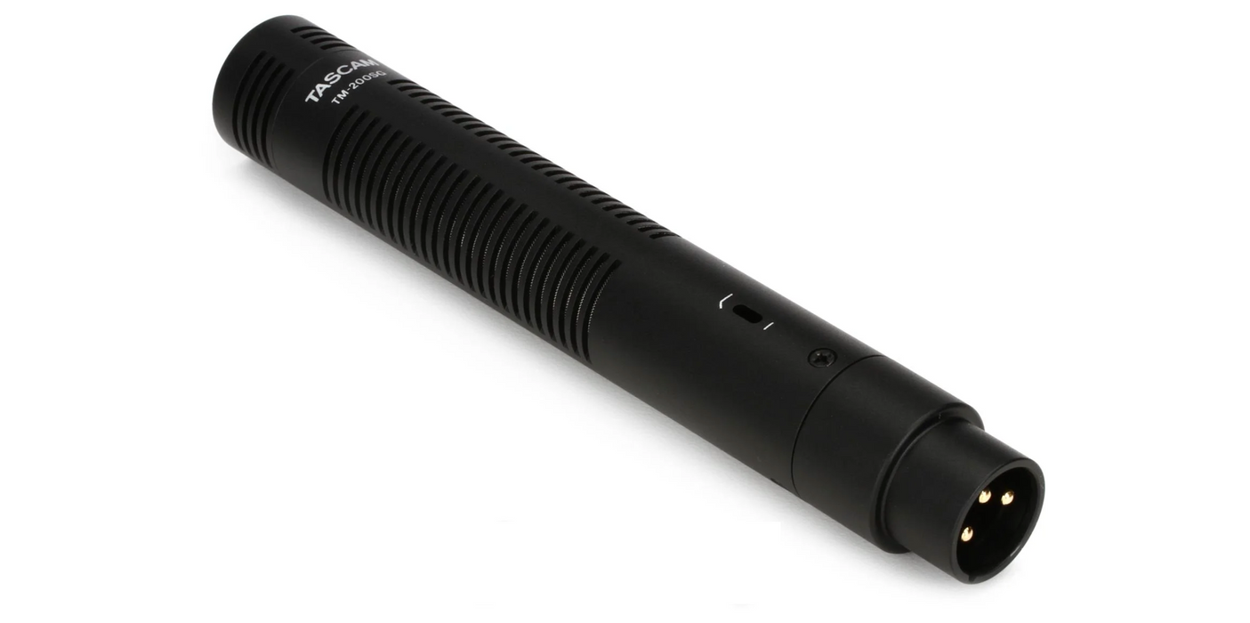 Micrófono de condensador tipo escopeta TASCAM TM-200SG