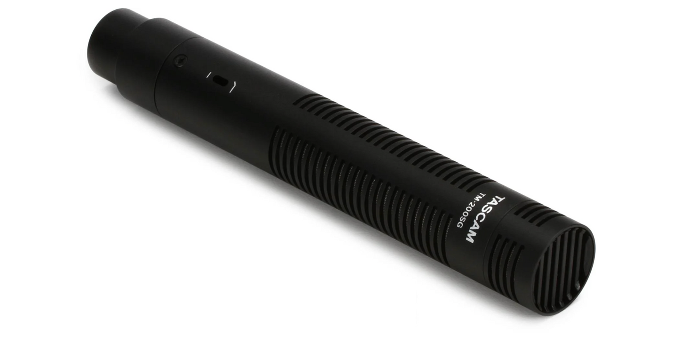 Micrófono de condensador tipo escopeta TASCAM TM-200SG