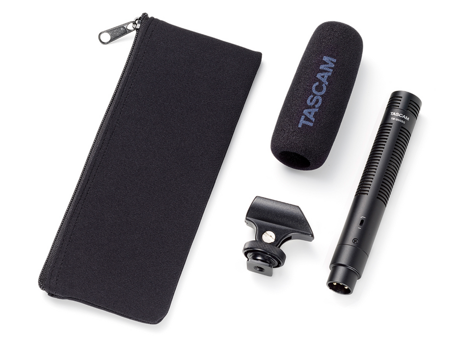Micrófono de condensador tipo escopeta TASCAM TM-200SG