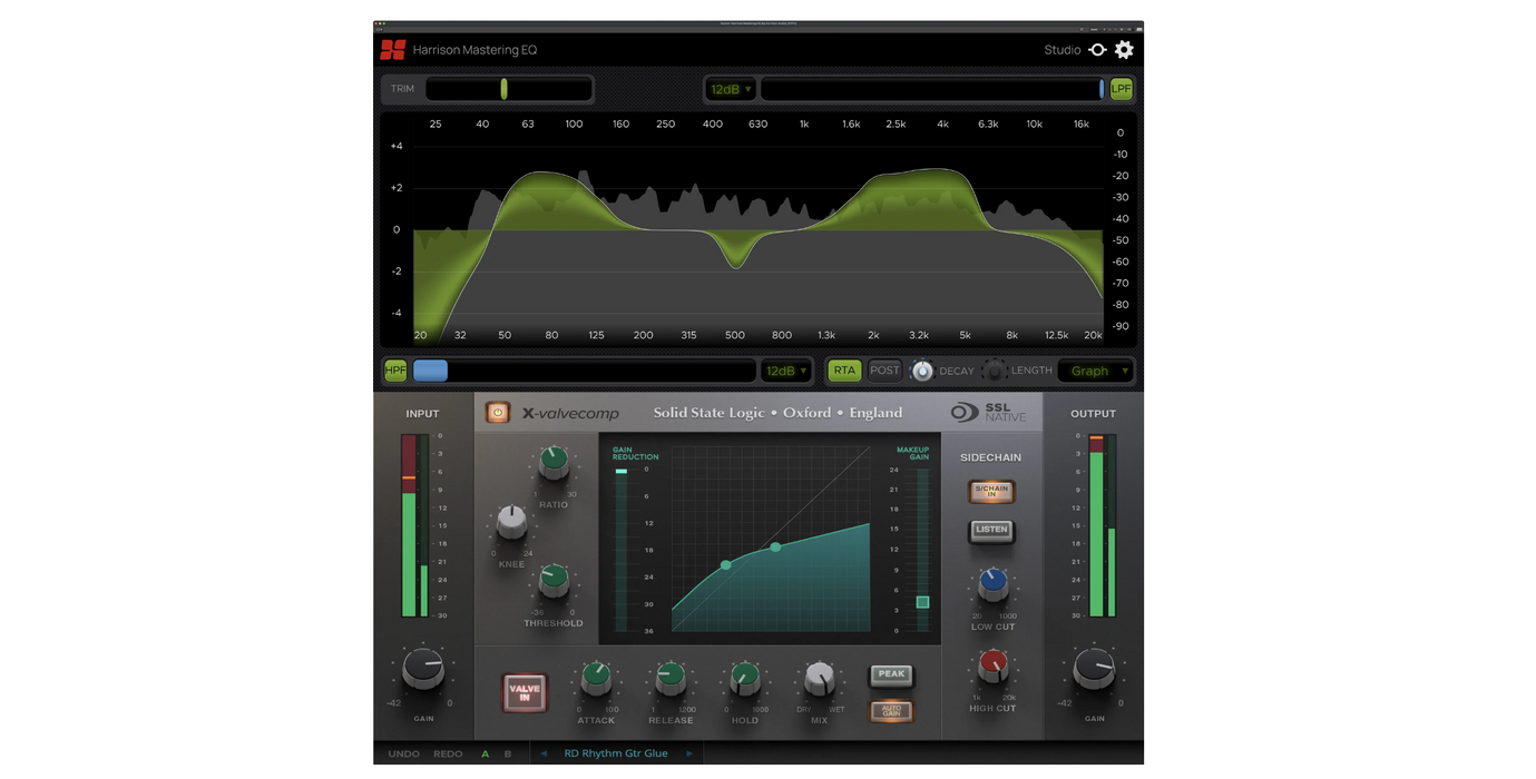 SSL X-ValveComp &amp; Harrison Mastering EQ Plug-in Bundle 