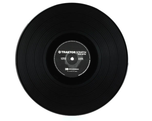 Native Instruments Tractor Scratch MK2 Vinilo de control negro