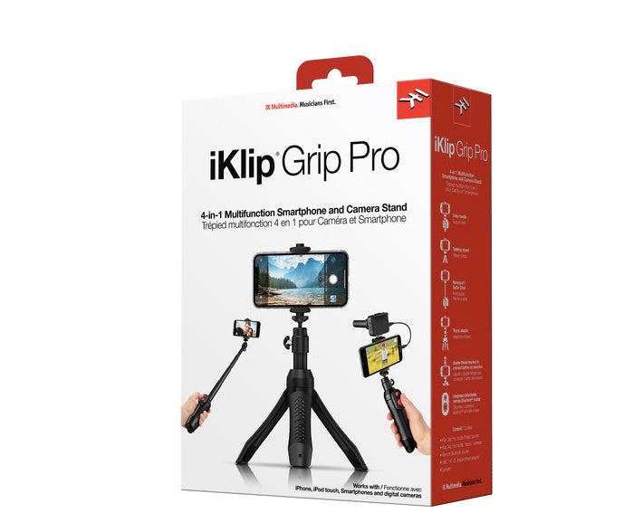 IK Multimedia iKlip Grip Pro Soporte para teléfono inteligente/cámara 4 en 1 