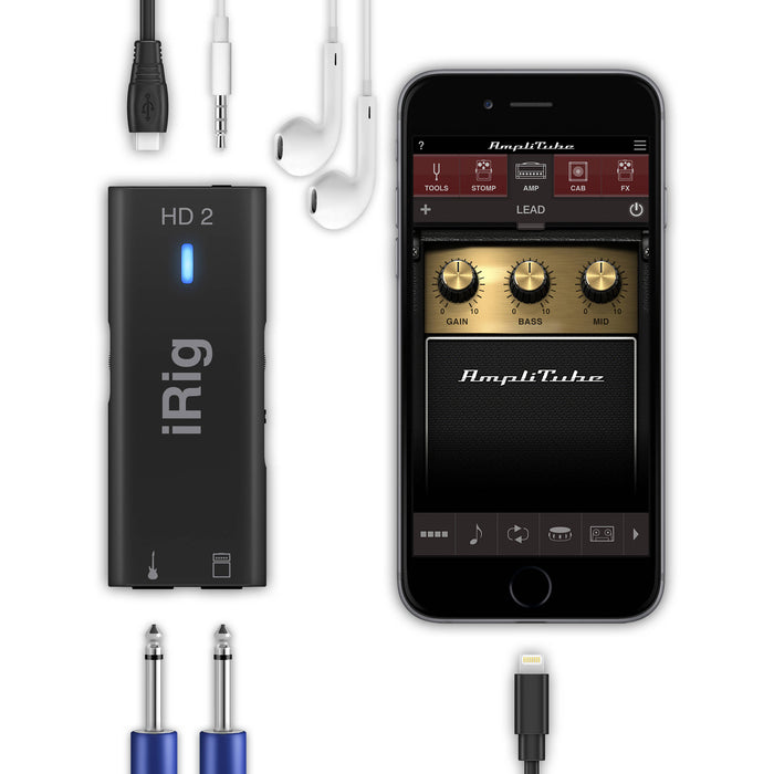 IK Multimedia iRig HD 2 guitar and bass interface