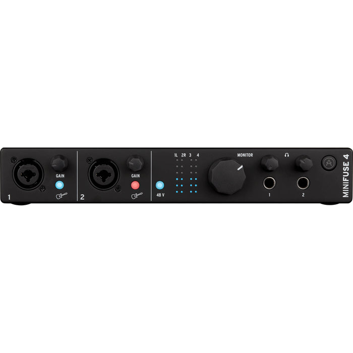 Arturia MiniFuse 4 USB-C 4x4 Audio Interface (Black)