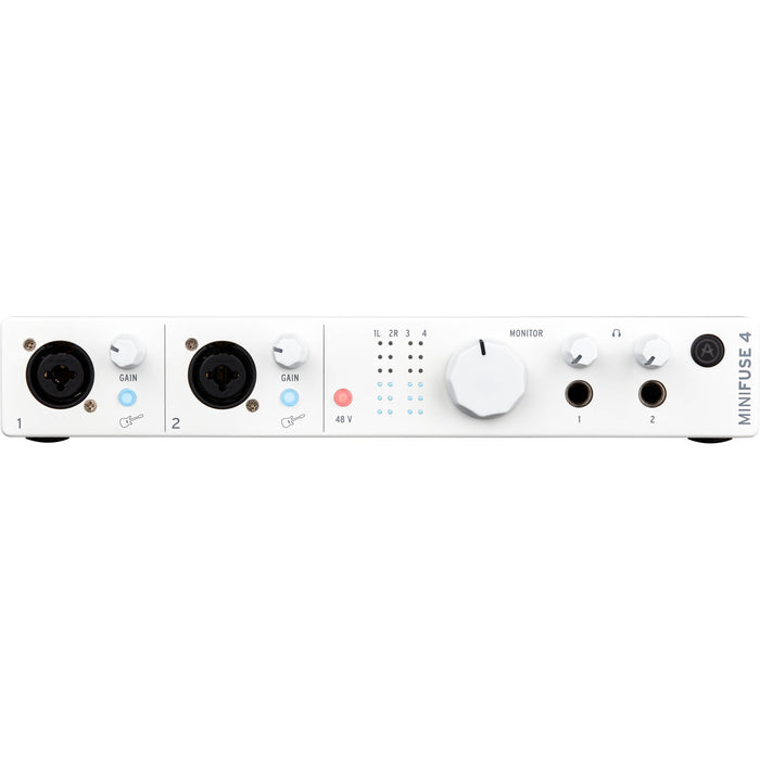 Arturia MiniFuse 4 USB-C 4x4 Audio Interface (White)