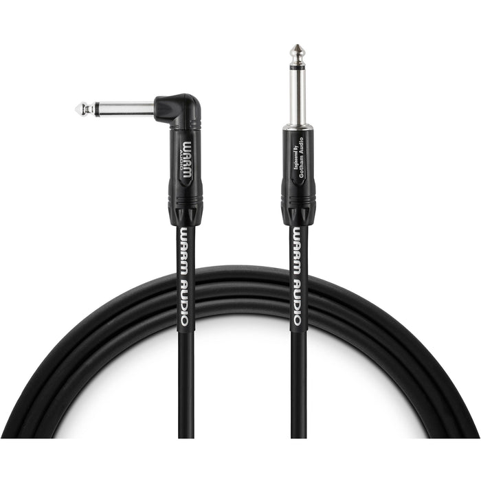 Warm Audio Pro-TS-1RT-20' TS macho a TS Cable de ángulo recto 6,1 m