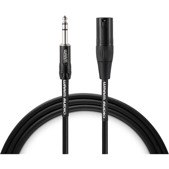 Warm Audio Pro-XLRm-TRSm-6' XLR male to TRS male cable 1.8m
