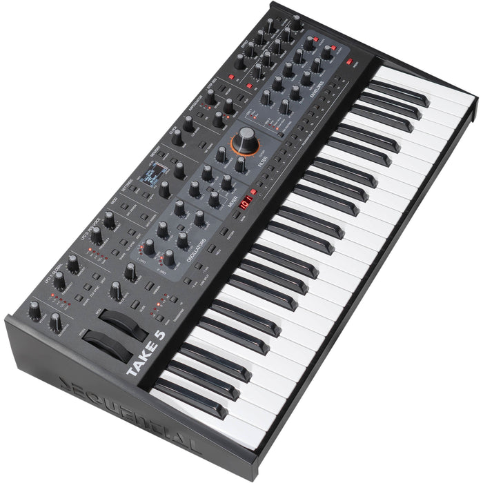 Polyphonic Analog Sequential Take 5 Synthesizer