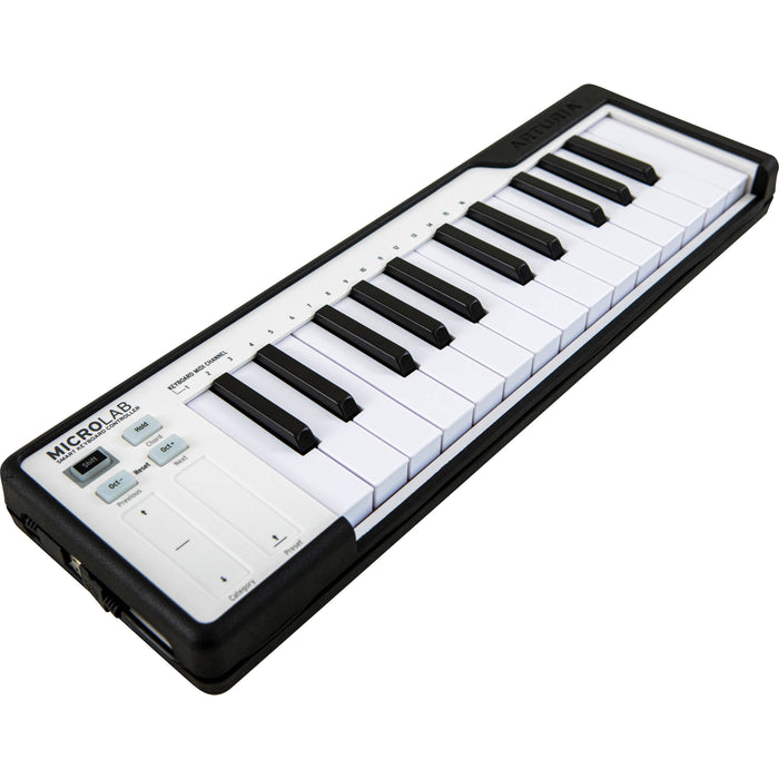 Arturia MicroLab USB Controlador MIDI de 25 teclas (Negro)