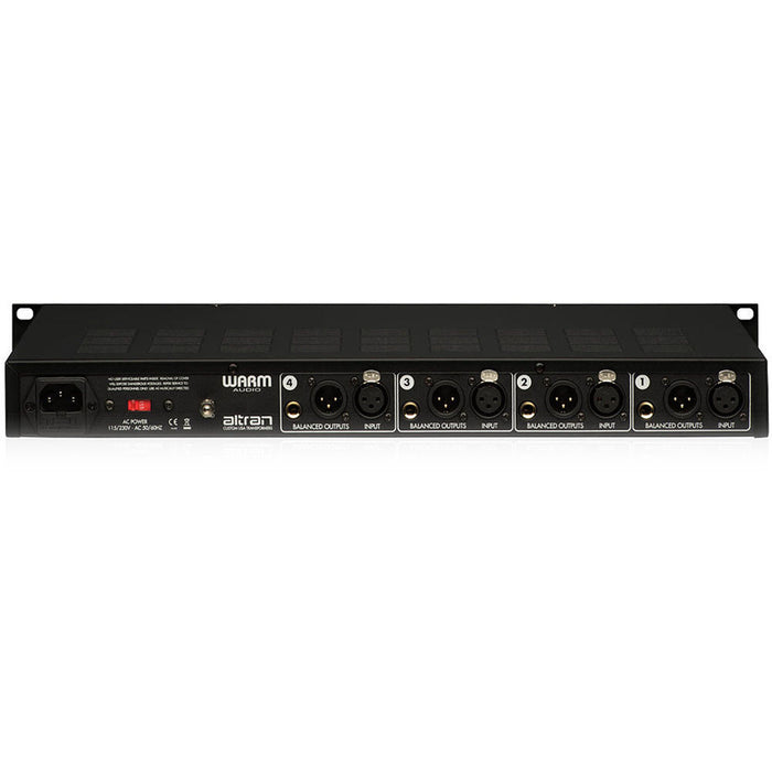 Pré-amplificador de microfone Warm Audio WA-412 4 canais