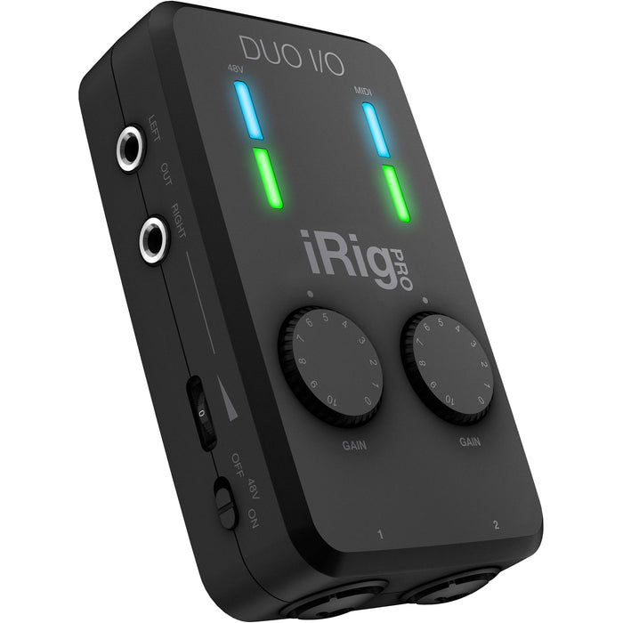Interface de áudio e MIDI IK Multimedia iRig Pro Duo I/O USB 2x2