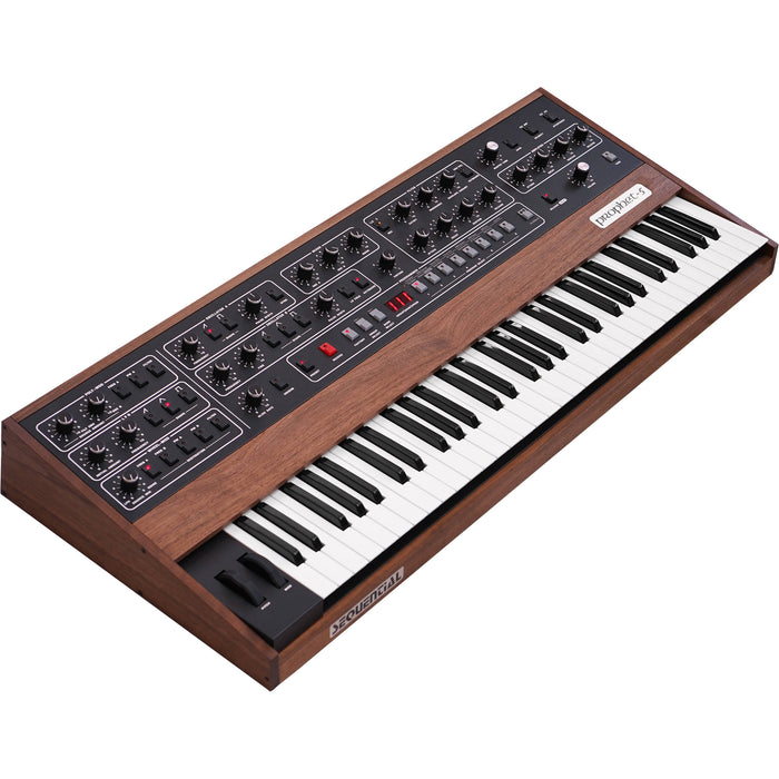 Sintetizador Sequential Prophet-5 analógico polifônico