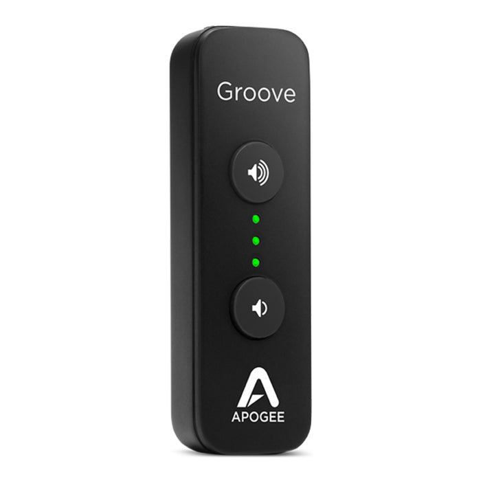 Amplificador de auriculares portátil USB DAC y Apogee Groove