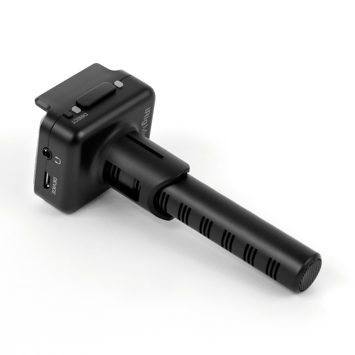 IK Multimedia iRig Mic Video Micrófono condensador de escopeta supercardioide