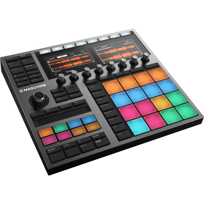 Interfaz y controlador de audio MASCHINE+ de Native Instruments