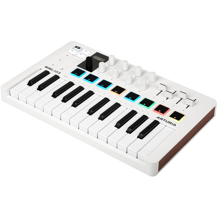 MIDI Controller Arturia MiniLab 3 USB-C 25 Keys (White)