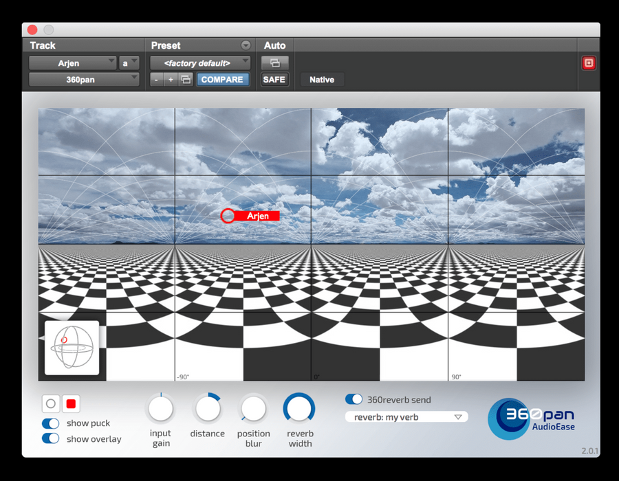 Audio Facilidad 360pan suite 3