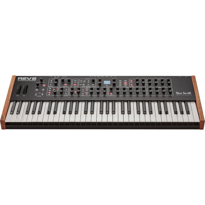 8-voice polyphonic analog Sequential Prophet Rev2 synthesizer