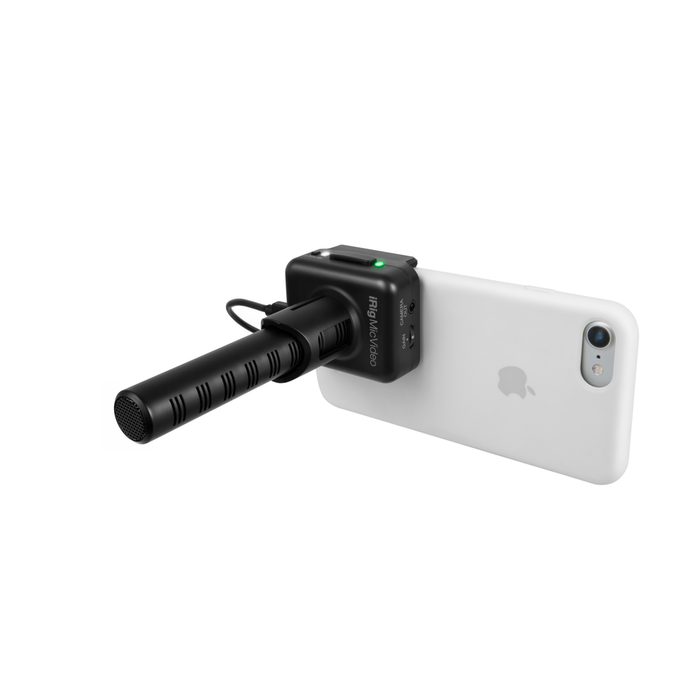 IK Multimedia iRig Mic Video Micrófono condensador de escopeta supercardioide