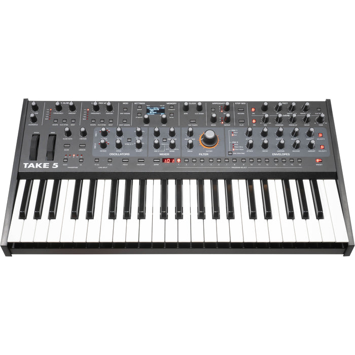 Polyphonic Analog Sequential Take 5 Synthesizer