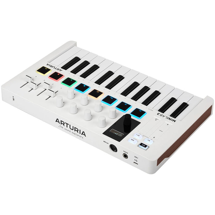 MIDI Controller Arturia MiniLab 3 USB-C 25 Keys (White)