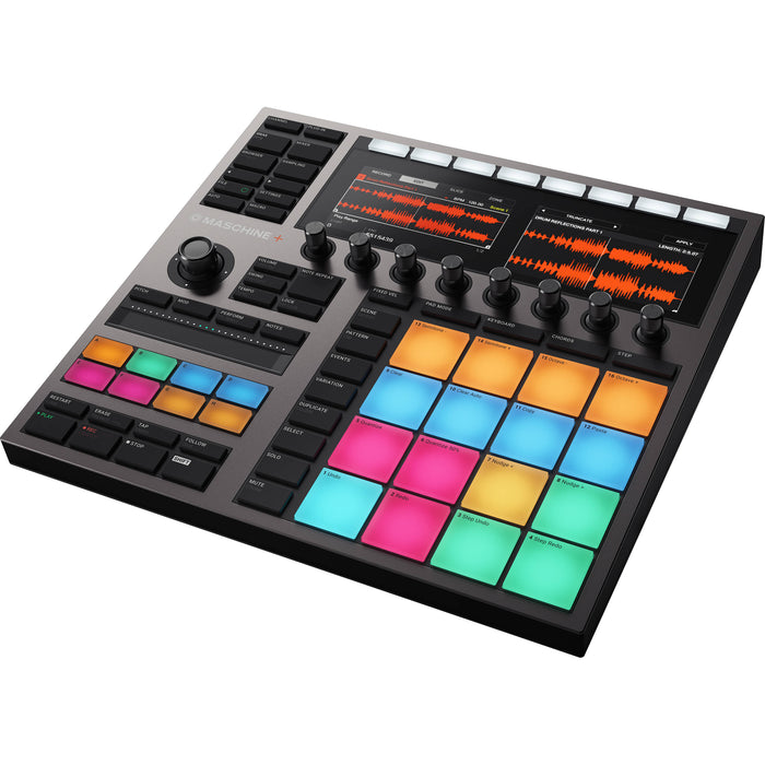Interfaz y controlador de audio MASCHINE+ de Native Instruments