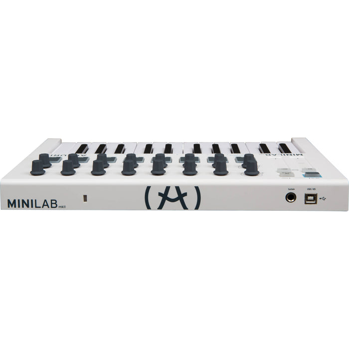 Arturia MiniLab MkII Controlador MIDI USB de 25 teclas (Blanco)