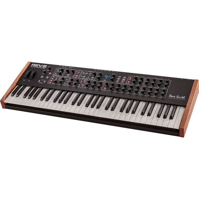 8-voice polyphonic analog Sequential Prophet Rev2 synthesizer