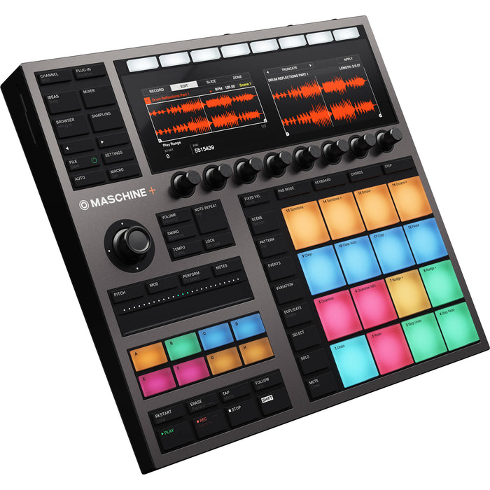 Interfaz y controlador de audio MASCHINE+ de Native Instruments