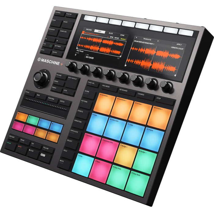 Interfaz y controlador de audio MASCHINE+ de Native Instruments