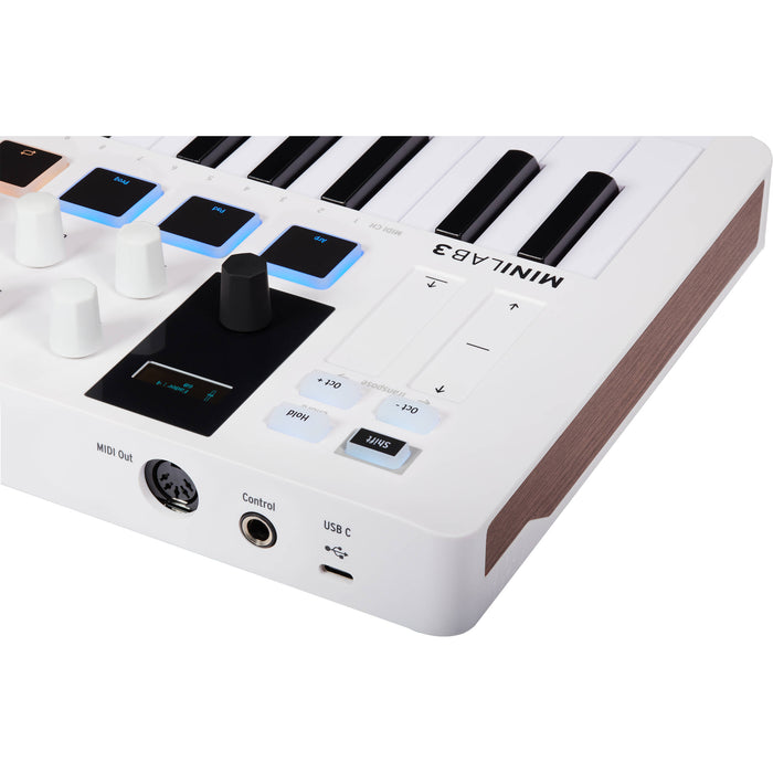MIDI Controller Arturia MiniLab 3 USB-C 25 Keys (White)
