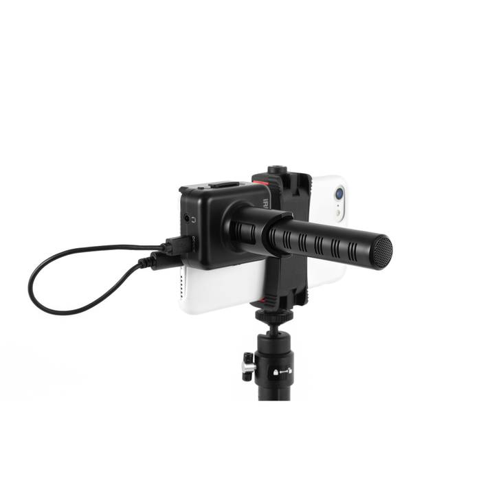 IK Multimedia iRig Mic Video Micrófono condensador de escopeta supercardioide