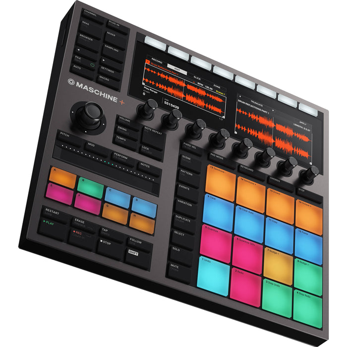 Interfaz y controlador de audio MASCHINE+ de Native Instruments