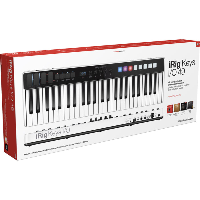 Controlador MIDI IK Multimedia iRig Keys I/O 49 teclas