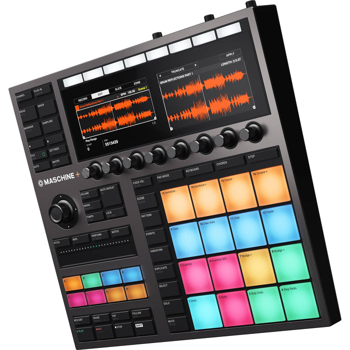Interfaz y controlador de audio MASCHINE+ de Native Instruments