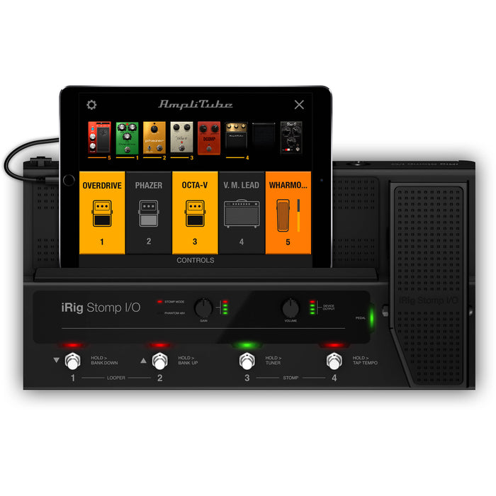 Controlador de pedal IK Multimedia iRig Stomp I/O